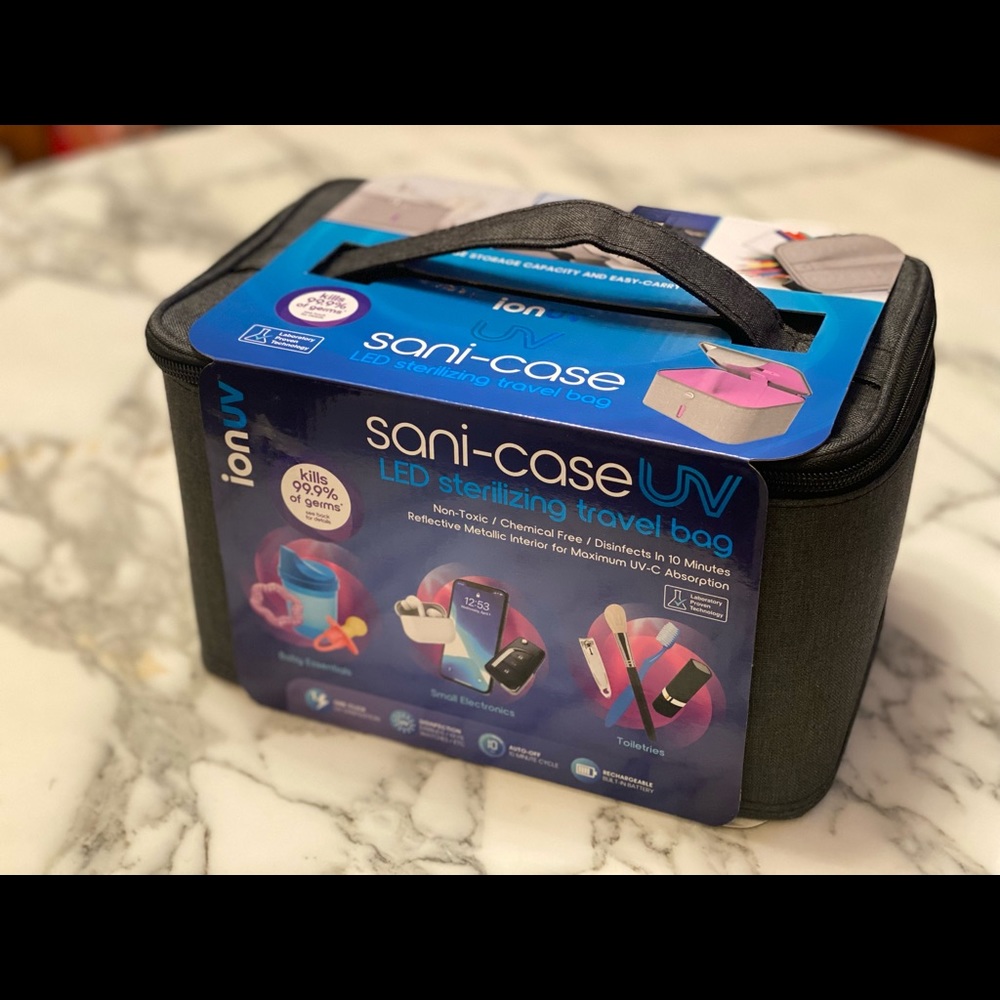 ION UV Sani- Case LED Sterilizing Travel Bag